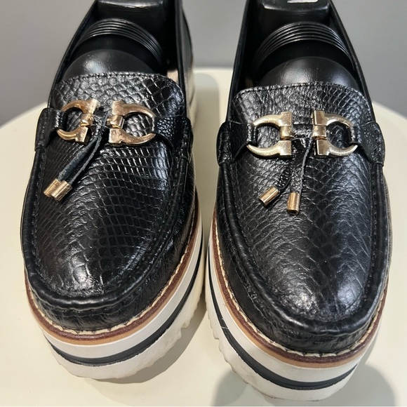 Versilia Black Moccasins upper leather memory foam insole true to size 7.5 - Picture 4 of 10